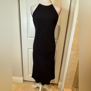 Lauren Ralph Lauren Quiet Luxury Silk Rhinestone Neckline Dress
